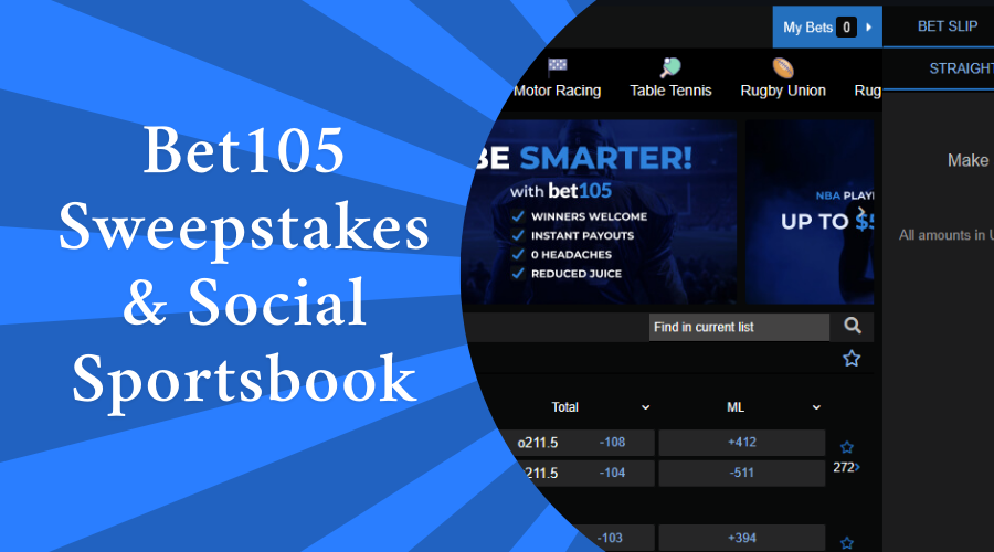 Bet105 Sweepstakes Sportsbook